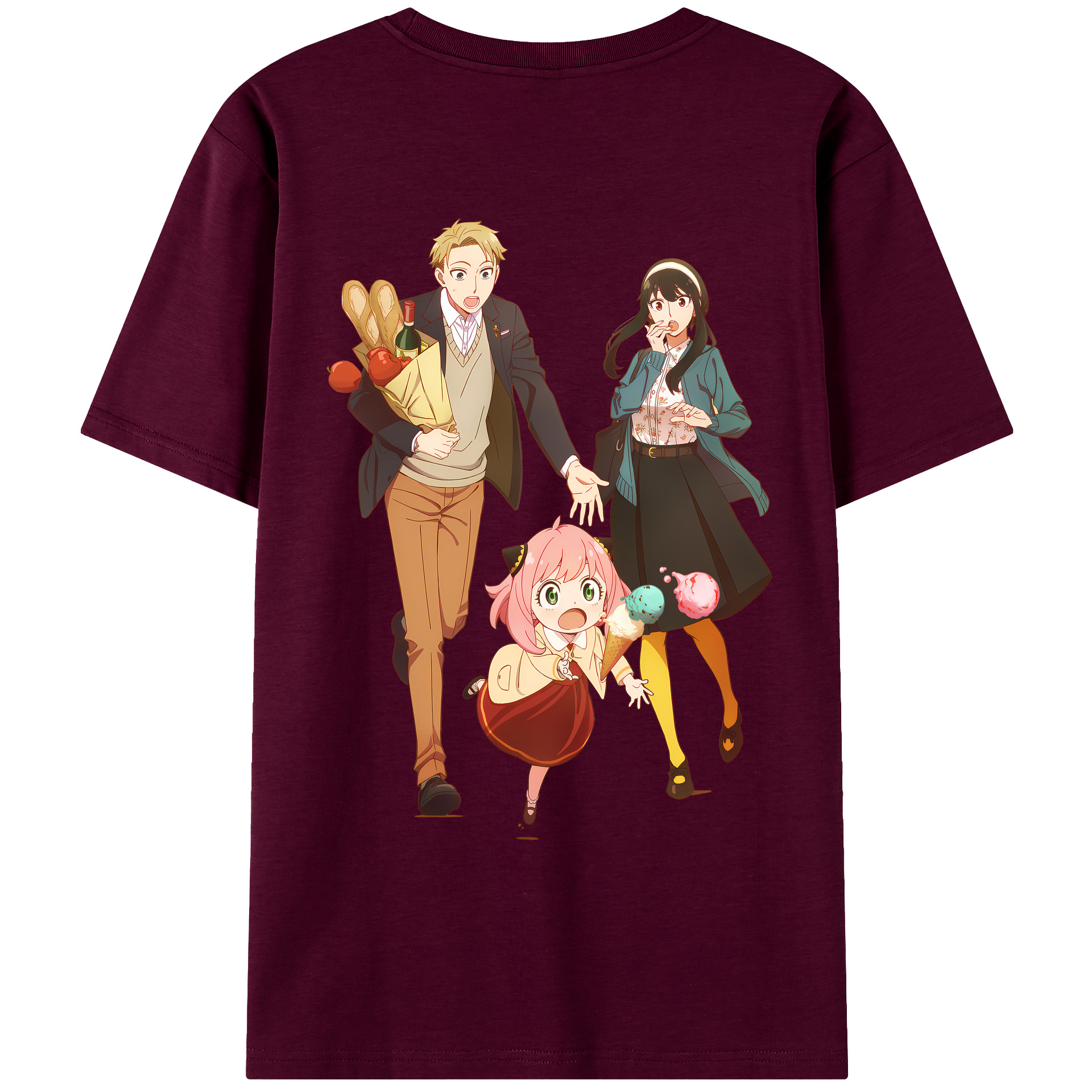 （画像用） SPY×FAMILY间谍家家酒 レディース半袖Tシャツ(バックプリント)